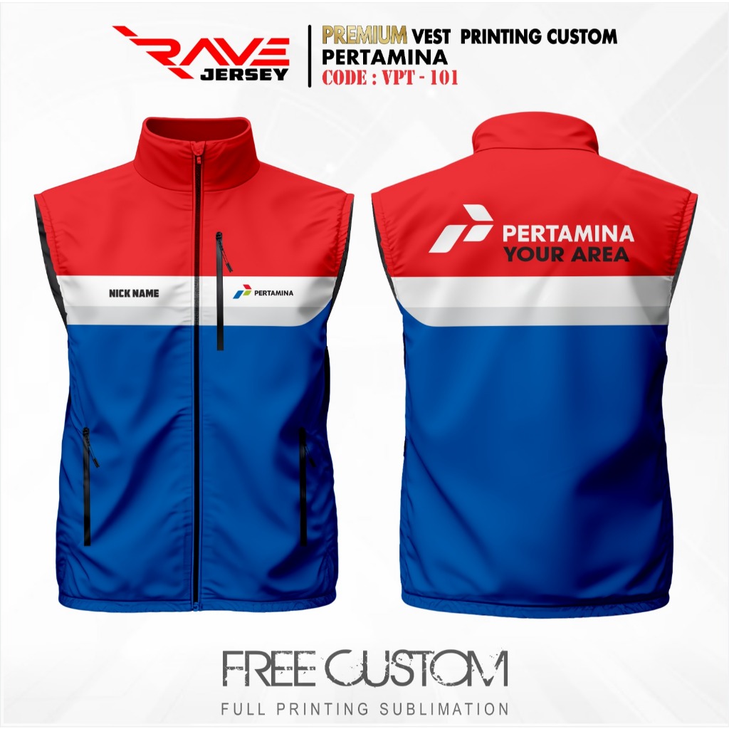 Jual ROMPI PERTAMINA FULL PRINTING CUSTOM ROMPI OPERATOR PERTAMINA ...