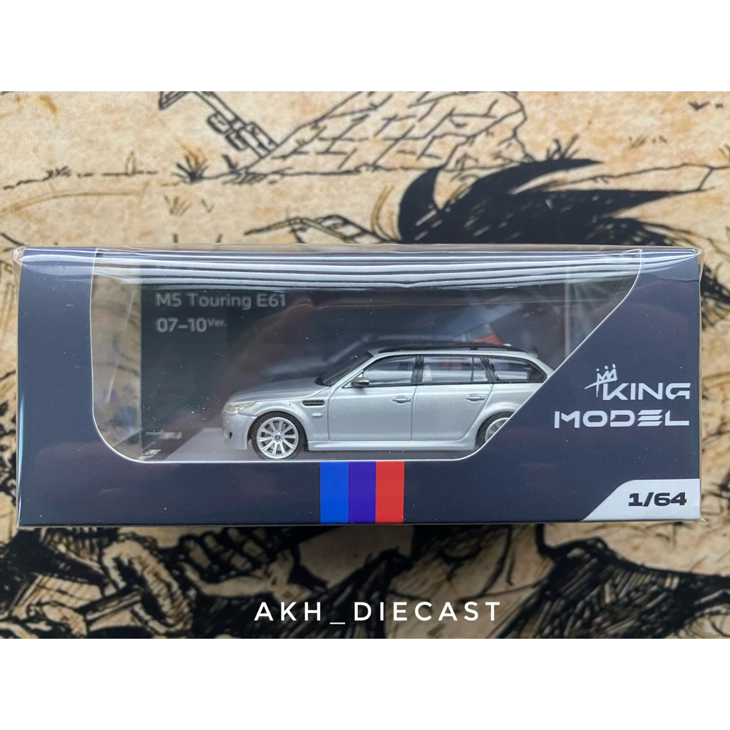 Jual King Model 1/64 - BMW M5 Touring Wagon E61 (Silver) | Shopee