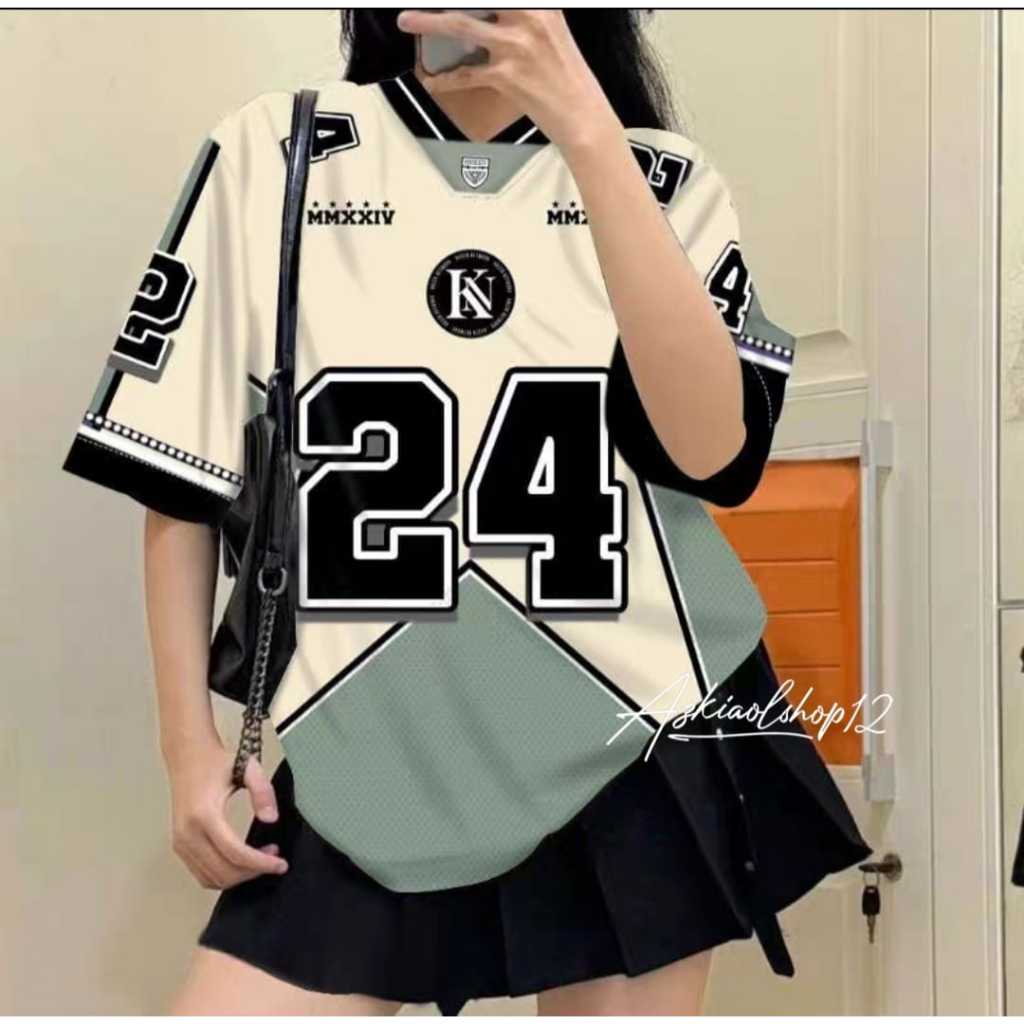 Jual Jersey Unisex Streetwear Oversize Number Dryfit Brazil Retro ...