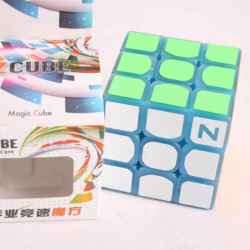 Jual Magic Cube 3x3 Z-Cube Luminous Blue Puzzle Kubus 3x3x3 Z Cube Glow ...