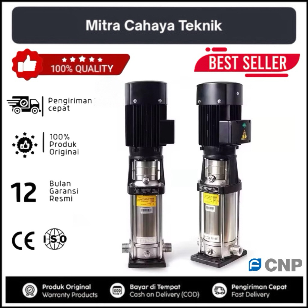 Jual Pompa CNP CDLF.4-12 3Hp Pompa Booster RO Dan Car Wash Steam ...