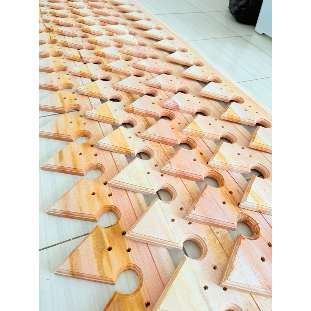Jual Oliver Syahdu Lisplang Kayu Motif Gerigi Lancip Ukuran 200Cm X19Cm ...
