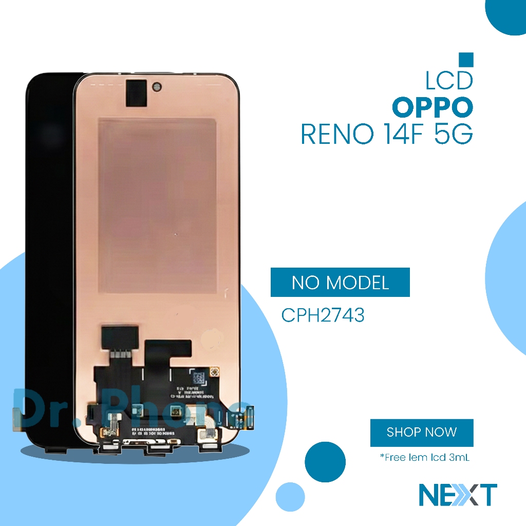 Jual LCD Oppo Reno 14F 5G / CPH2743 - Fingerprint Fullset Touchscreen ...