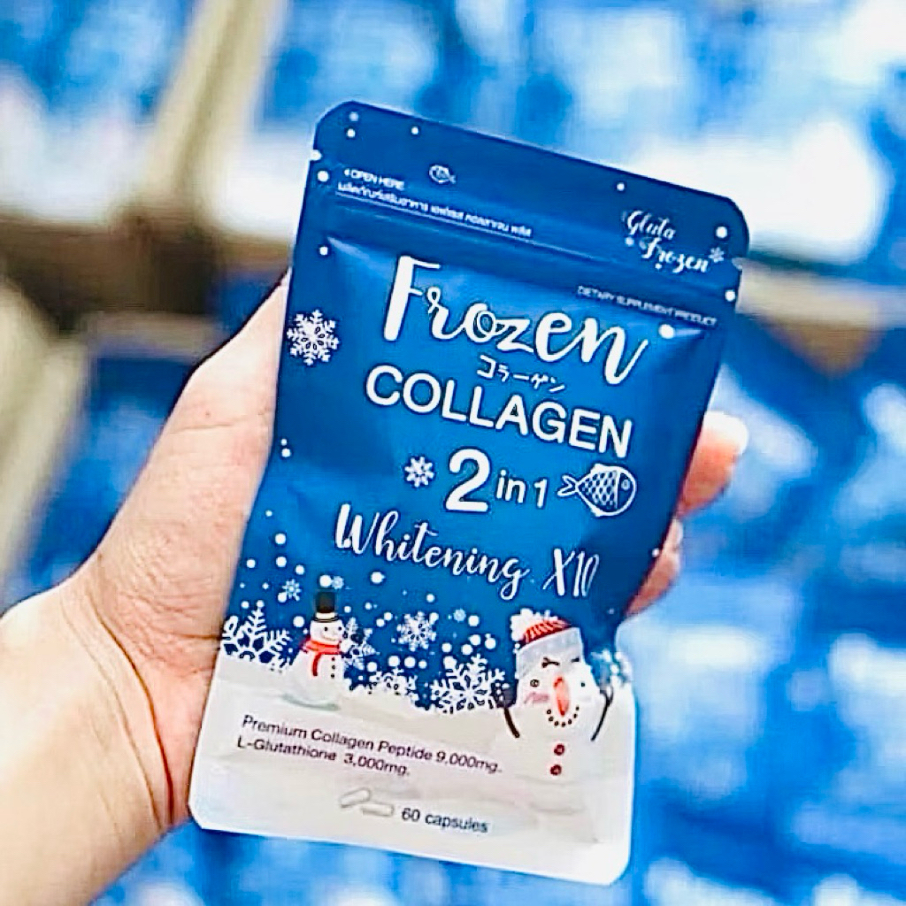 Jual ORIGINAL TOFU THAILAND FROZEN COLLAGEN 2IN1 SUPER WHITENING X10