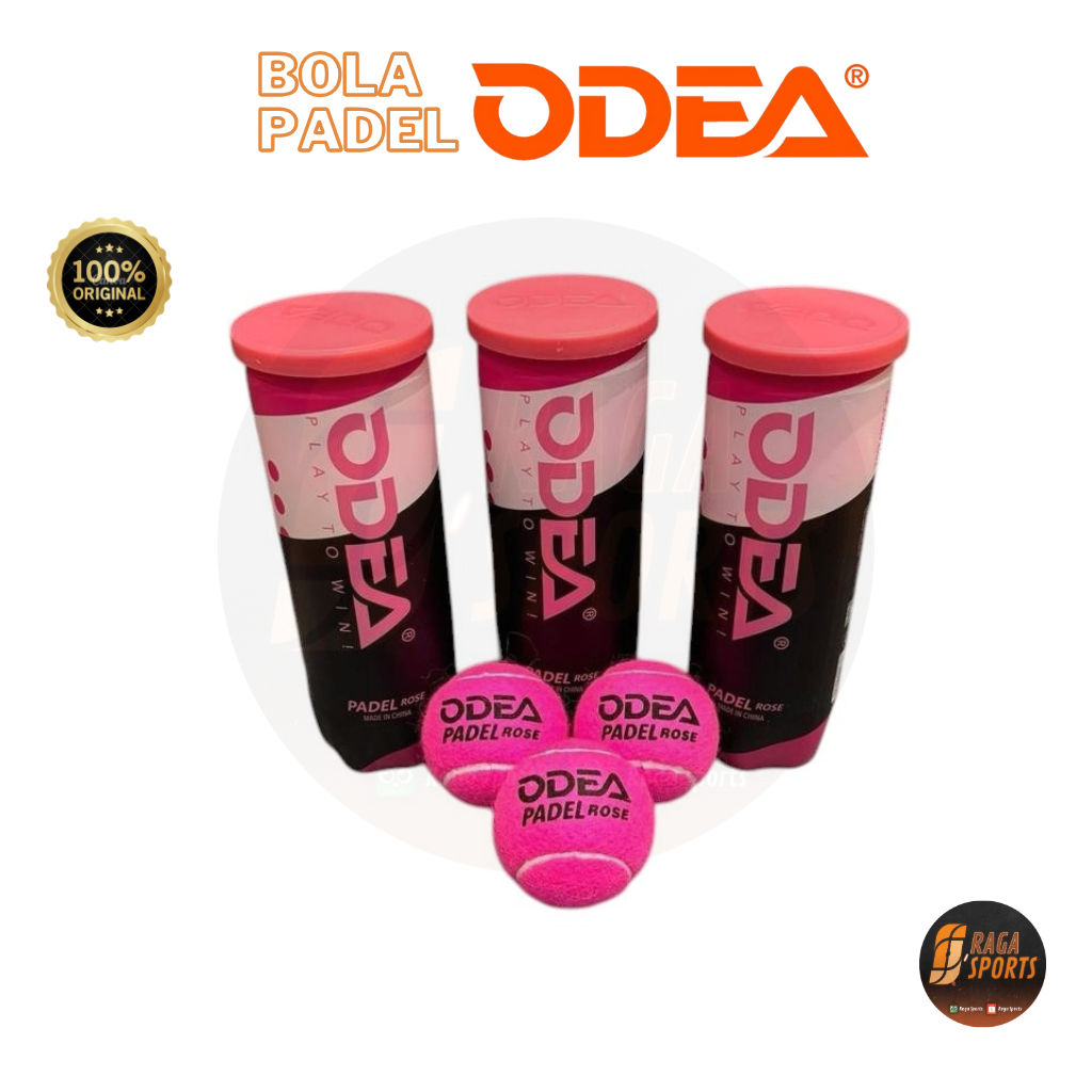 Jual RAGA SPORTS ODEA ROSE Padel Ball / Bola Padel ODEA PINK ROSE ...