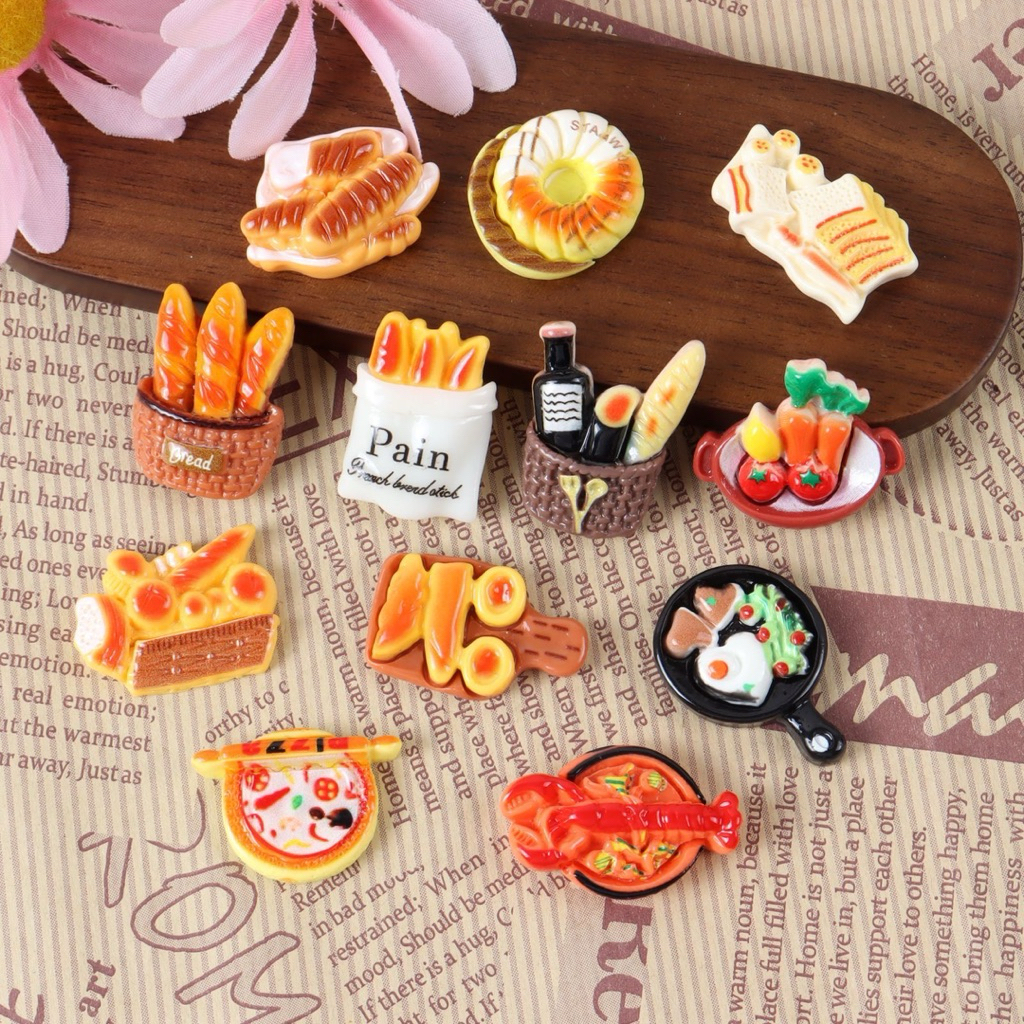 Jual [isi 5] Miniatur Food Charm Makanan Roti | Shopee Indonesia