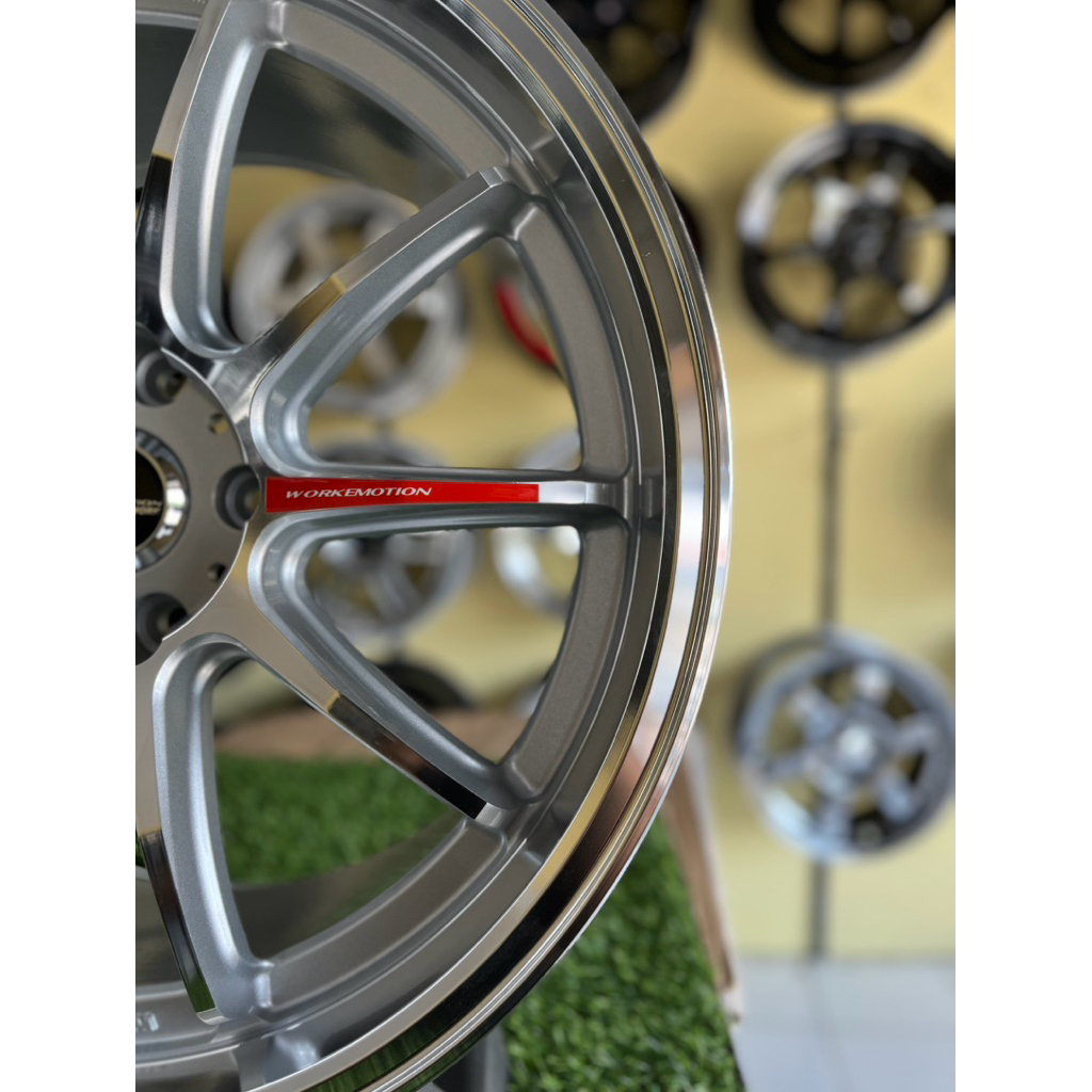 Jual velg work zr10 r18 full polish pcd 5x114 lebar 9,5 kondisi baru ...