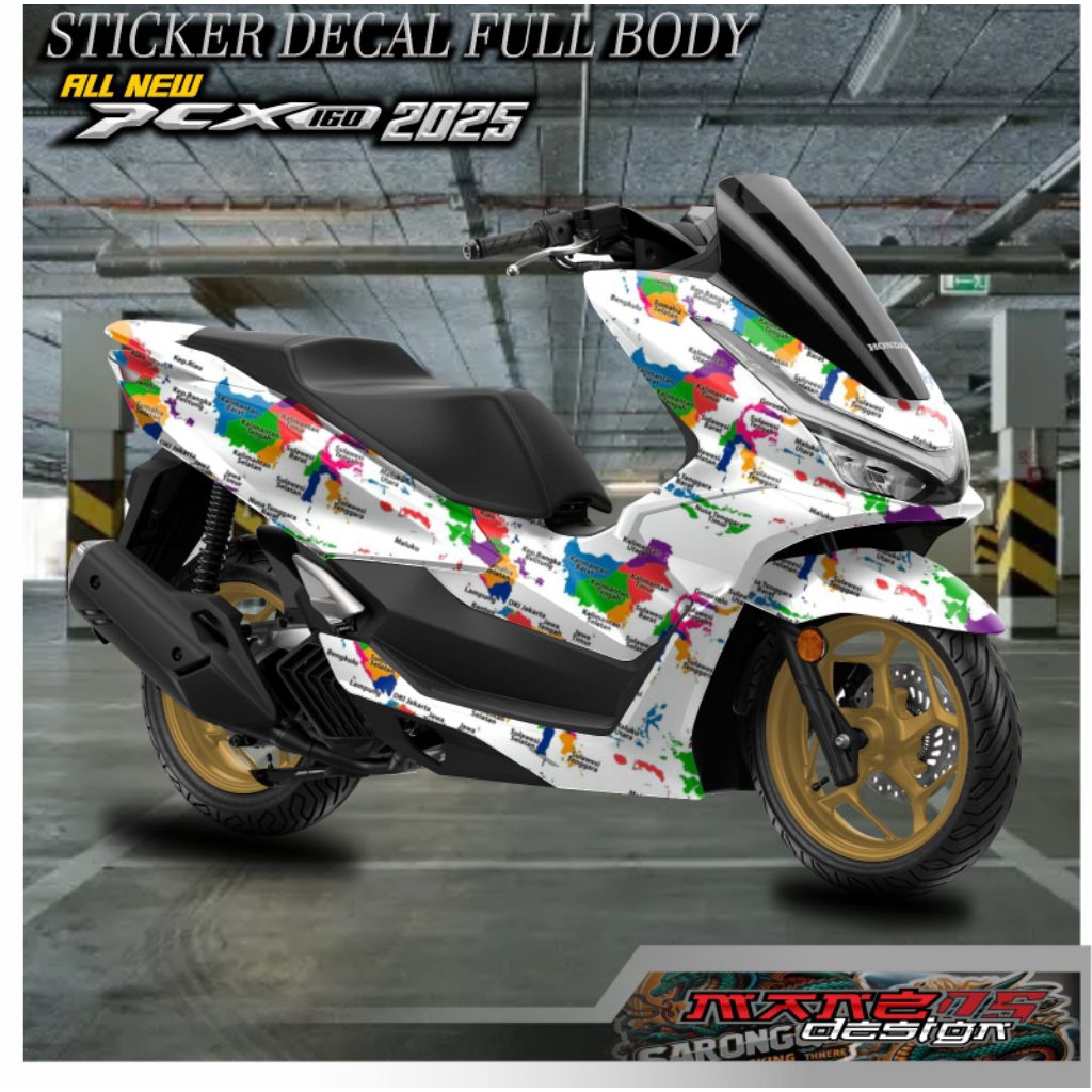 Jual decal sticker variasi motor honda pcx new 2025 abs/roadsynch ...
