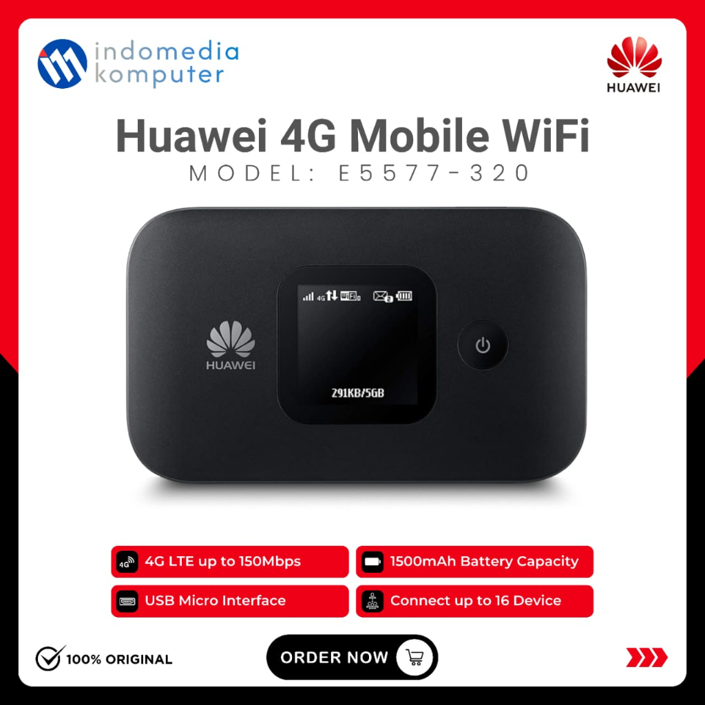Jual Modem Huawei E5577-320 Battery 1500MAH Port Micro Modem Huawei ...