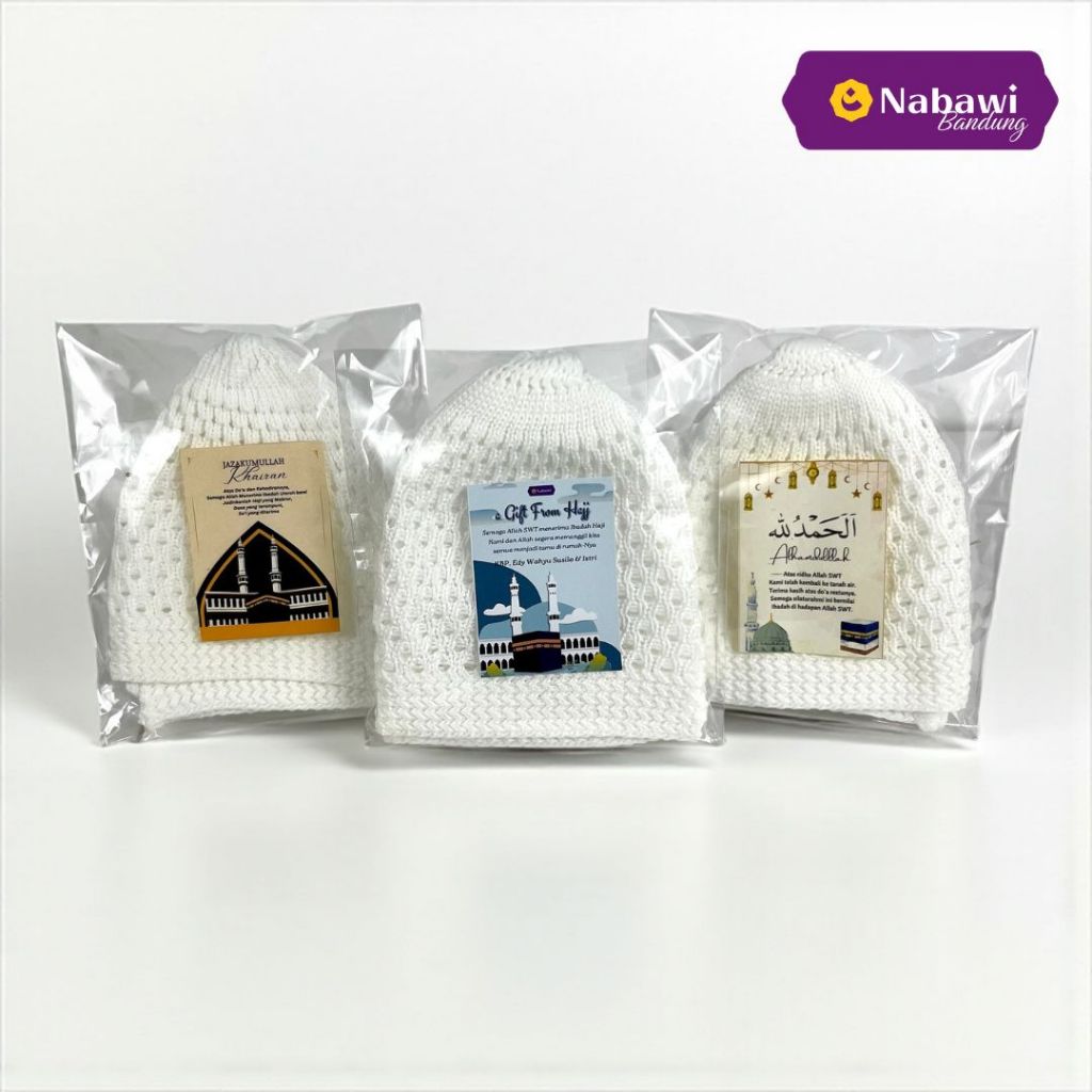 Jual Hampers Peci Rajut Nanas Souvenir Oleh Oleh Haji dan Umroh Nabawi ...
