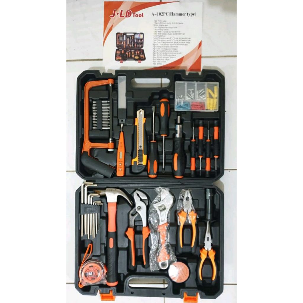 Jual Toolkit Set JLD 102 Pcs | Shopee Indonesia