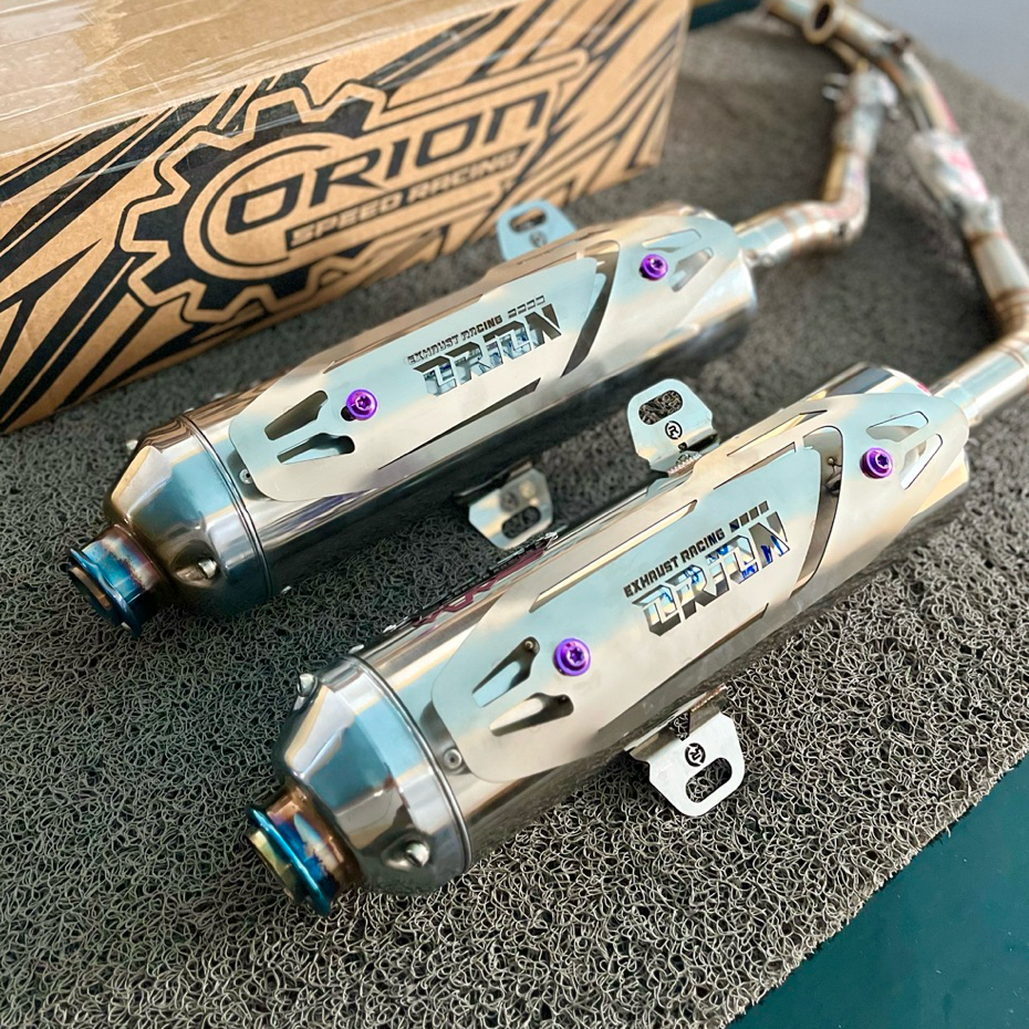 Jual Knalpot Standar Racing Orion type PROJECT inlet 38mm Nmax , Aerox ...