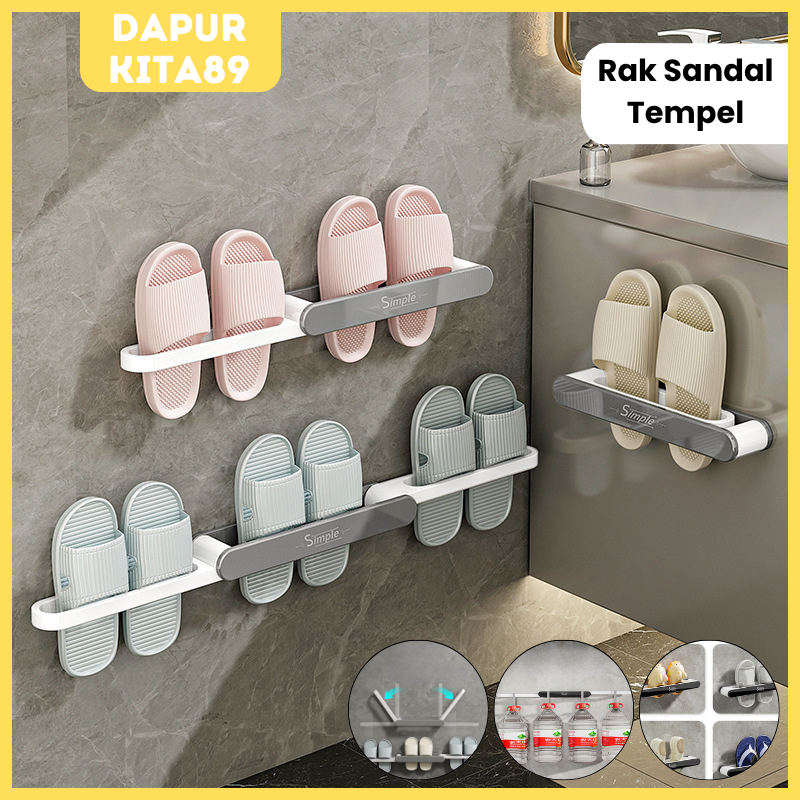 Jual DK89 Shoe Rack - Rak Sepatu Organizer Tempel Anti Air Serbaguna ...