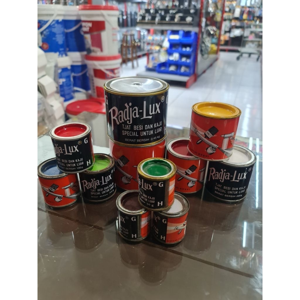 Jual Raja-Lux Cat Kayu & Besi Terbaik Termurah Kemasan 450gr - Berbagai ...