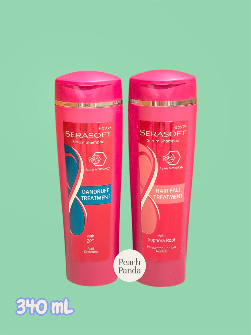 Jual Serasoft serum shampoo hairfall treatment 340 mL || Serasoft Serum ...