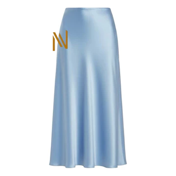 Rok Satin Silk Premium Rok A Line Rok Satin Maxi Skirt Duyung Size S XXXL