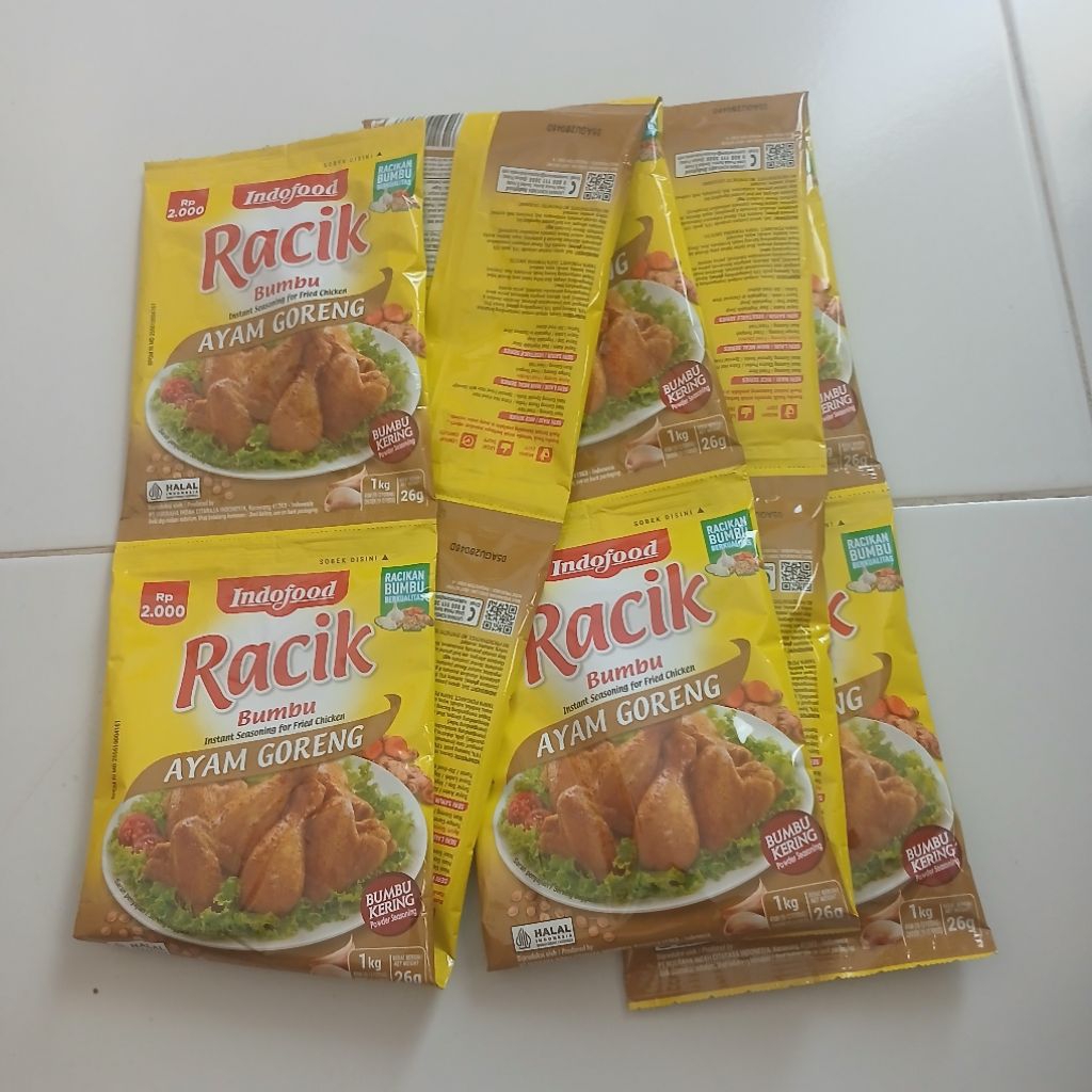 Jual Indofood Bumbu Racik Sachet | 2 Renceng (24 Sachet) | Shopee Indonesia