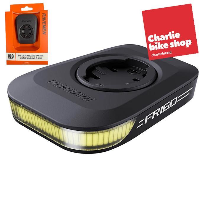 Ravemen FR300 LED Bike Headlight – USB Rechargeable, 75g, Water Resistant, For Garmin/Wahoo Mounts