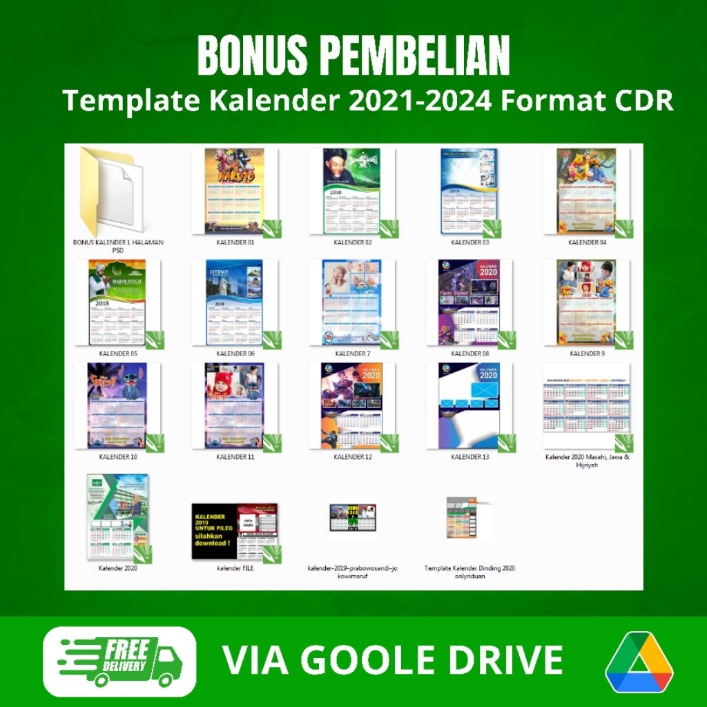 Jual [PROMO] Paket Desain Kalender 2026 Format Canva | Shopee Indonesia