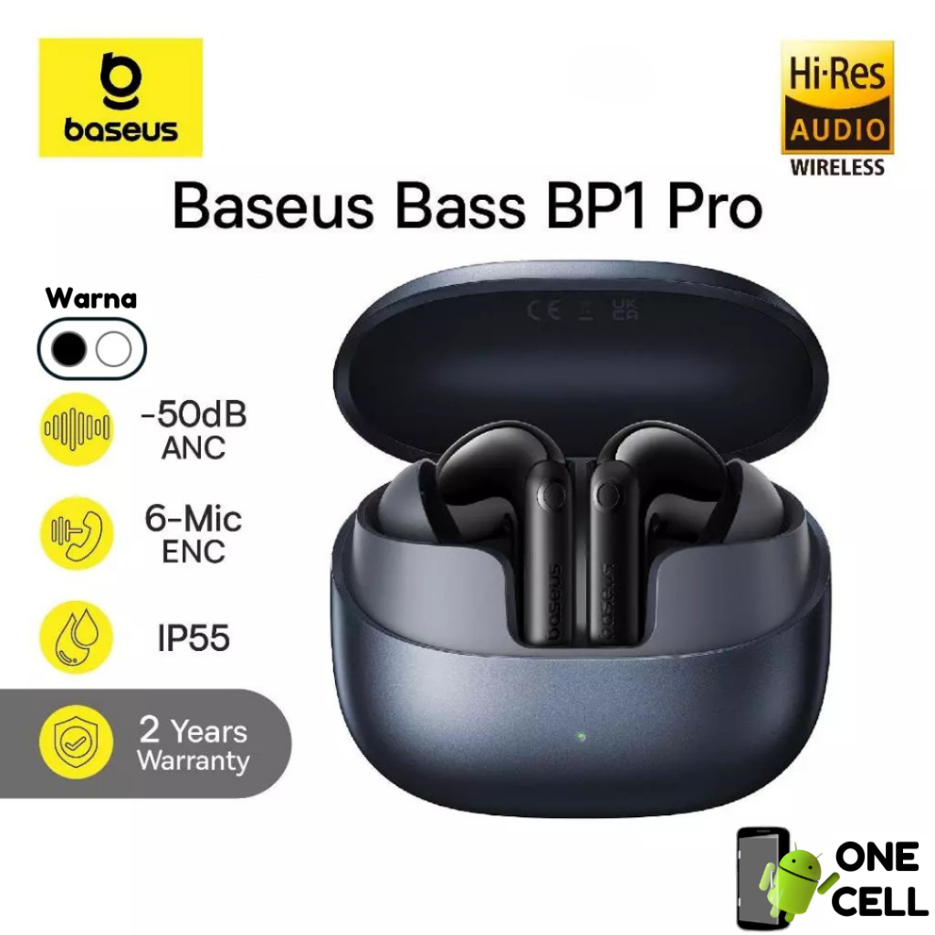 Jual TWS Baseus BP1 Pro Bass ANC Hi-Fi Sound 6-Mic ENC IP55 Bluetooth 6 ...