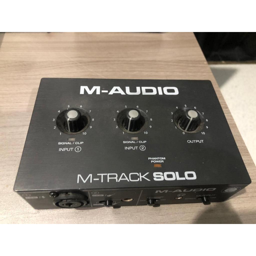Jual M Audio M Track Solo USB Audio Interface (minus box) | Shopee ...