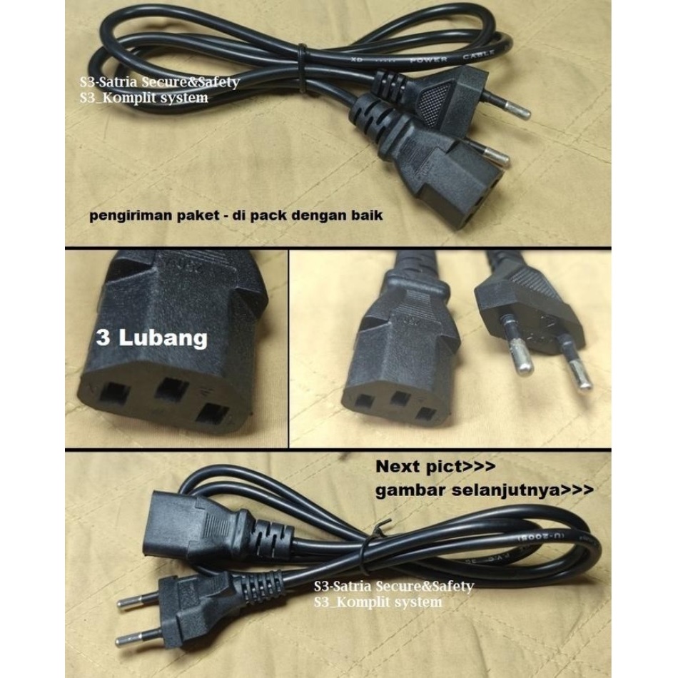 Jual Kabel 3 lubang 3lobang Untuk Kabel Rice Cooker komputer PC ...