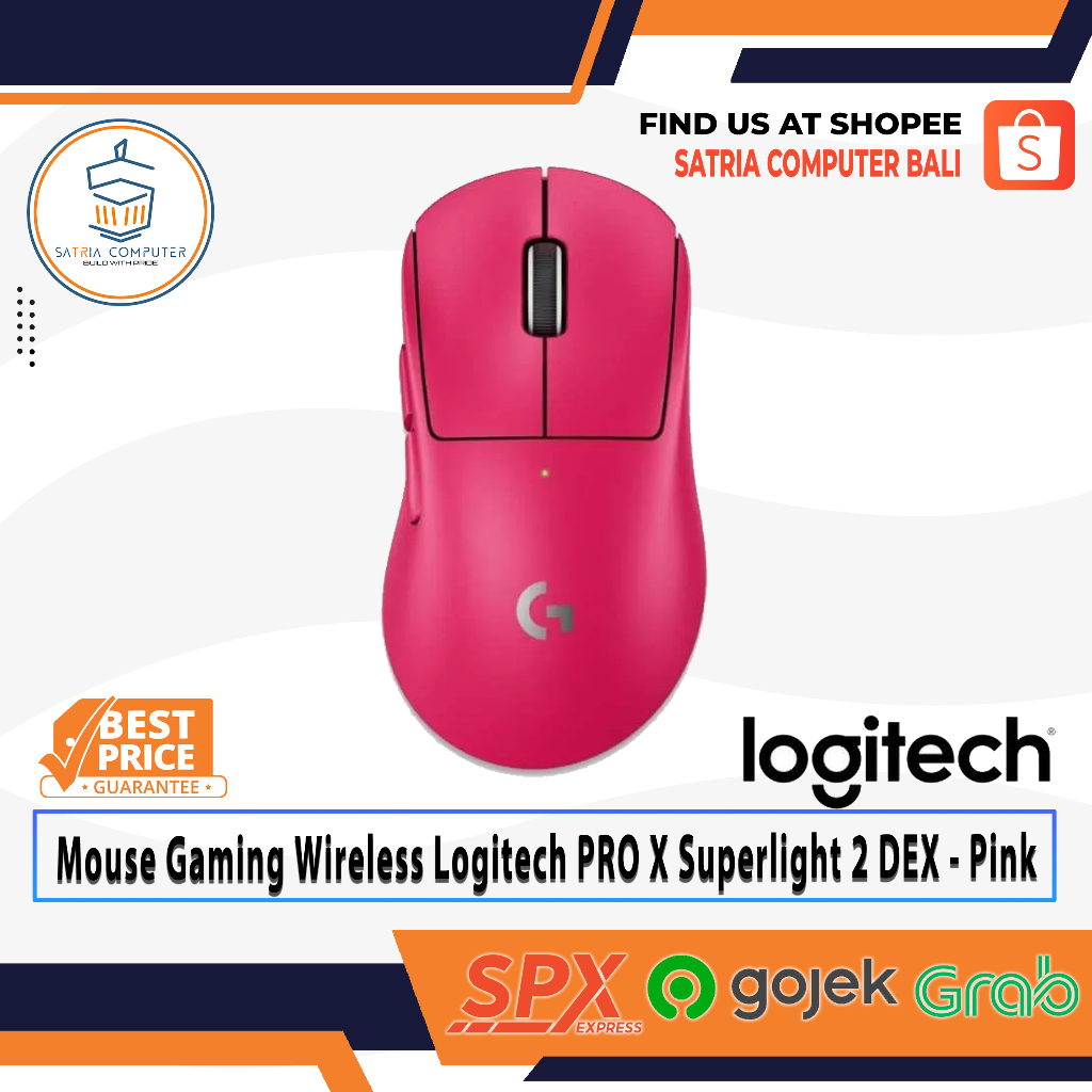 Jual Mouse Gaming Wireless Logitech PRO X Superlight 2 DEX - Pink ...