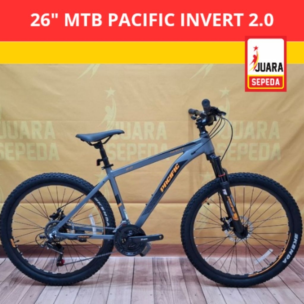 Jual SEPEDA GUNUNG PACIFIC INVERT 2.0 ALLOY FRAME MTB 26 | Shopee Indonesia
