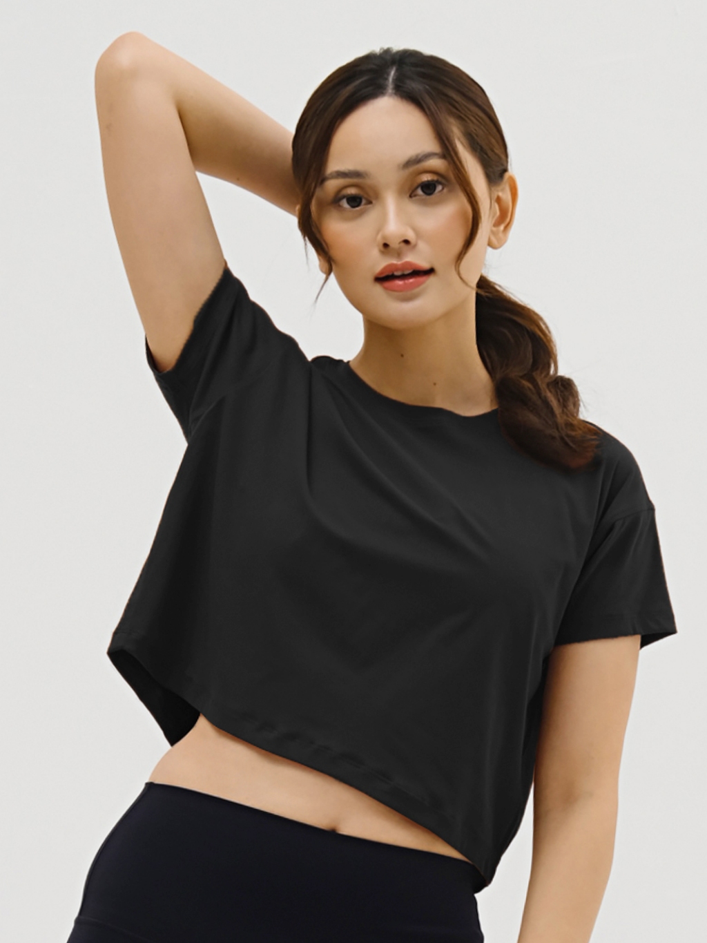 Jual miniletics Sans Crop Tee Baju Kaos Olahraga Wanita | Shopee Indonesia