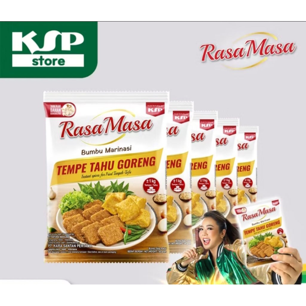 Jual 10 pc atau 1 renteng bumbu instan rasamasa tahu tempe | Shopee ...