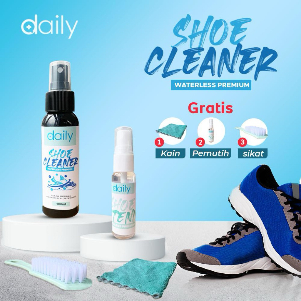 Jual Daily Shoe Cleaner Waterless Pembersih sepatu/menghilangkan noda ...