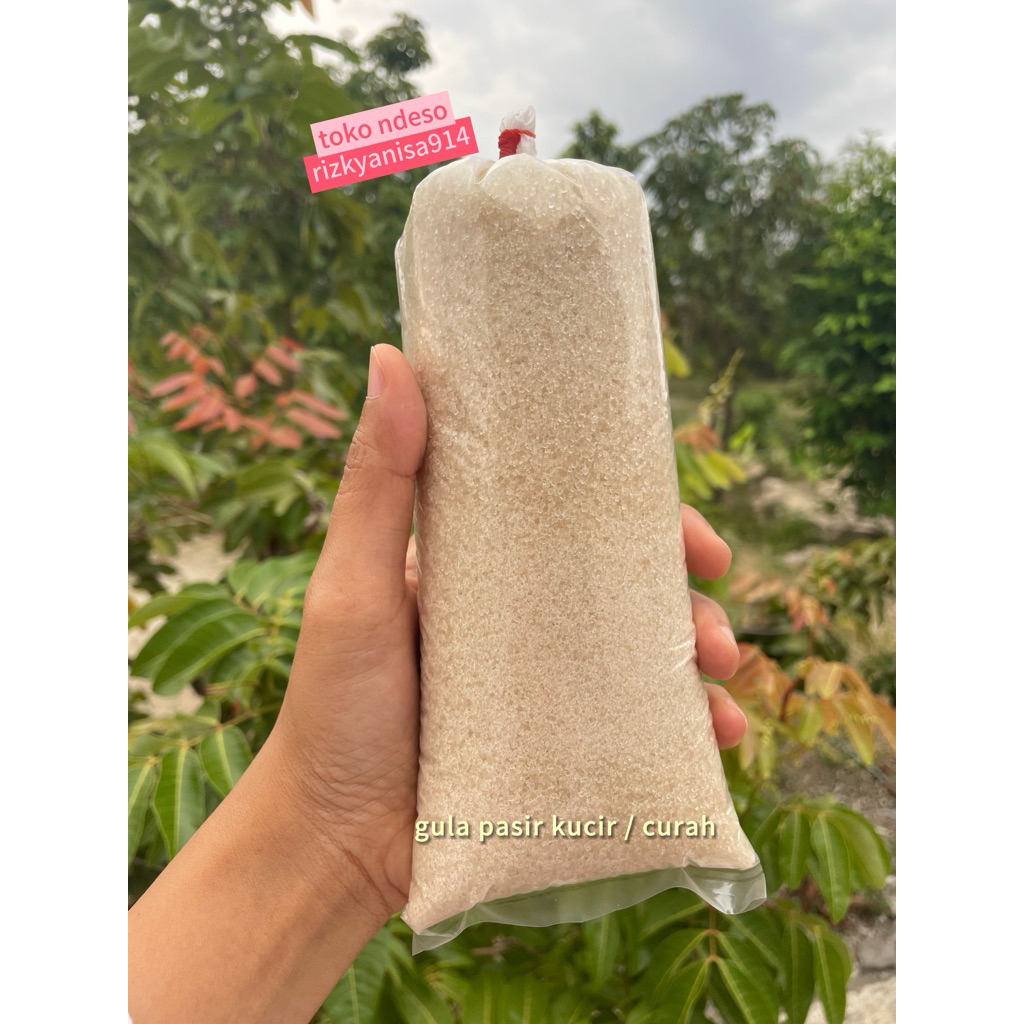 Jual GULA PASIR KUCIR 500 gr. Gula curah. Gula Pilihan, kemasan rapi