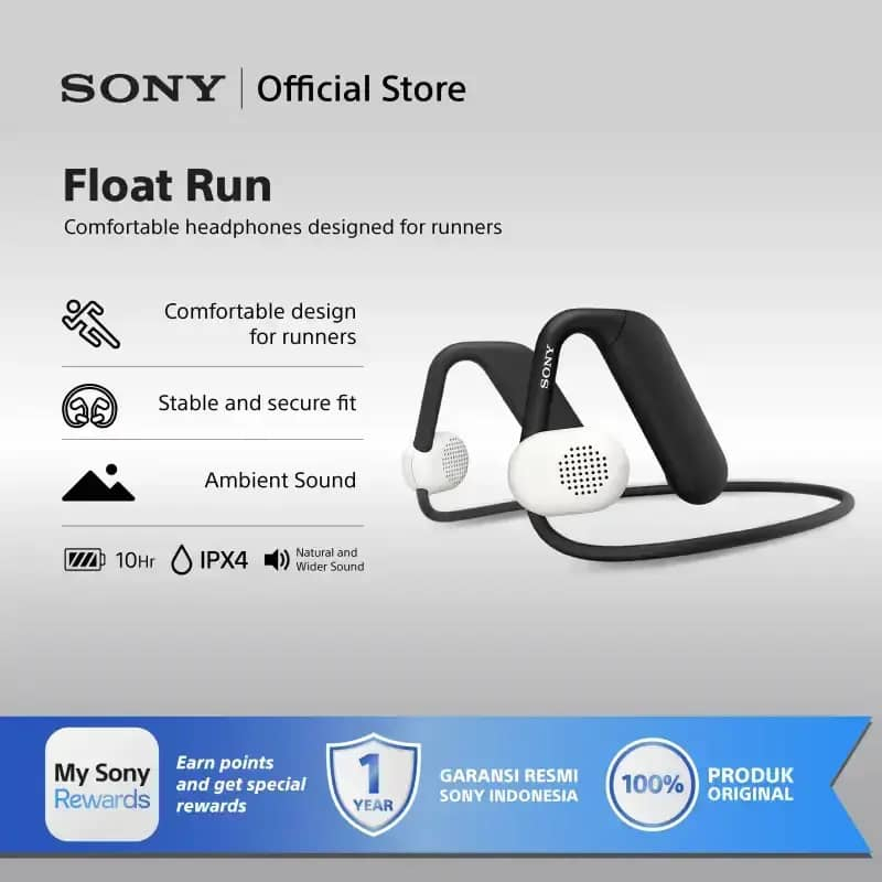 Jual Sony WI-OE610 Float Run Off-ear Wireless Headphone For