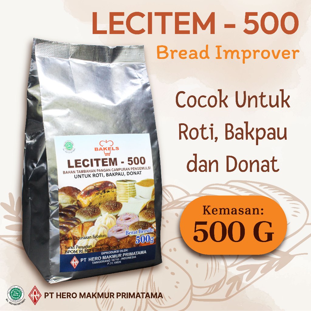 Jual Lecitem - 500 Bread Improver 500gr | Shopee Indonesia