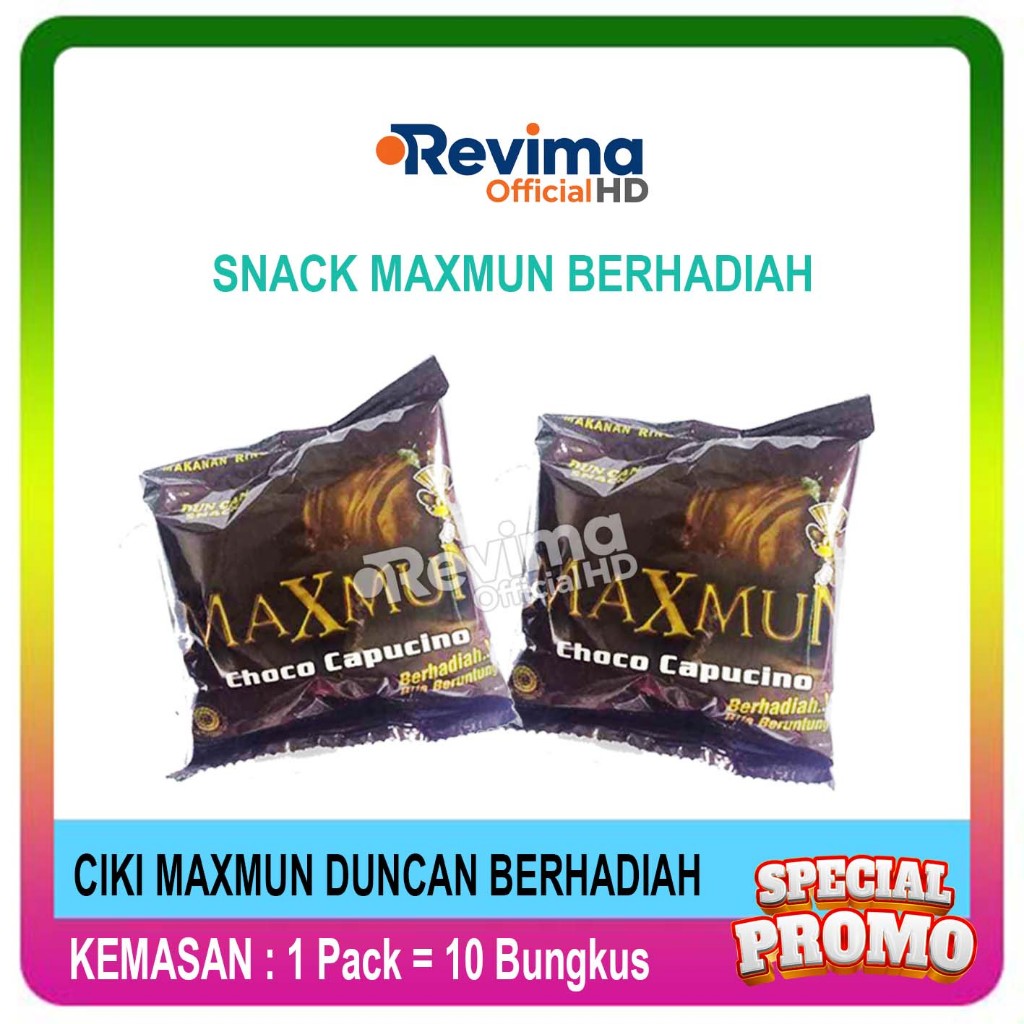 Jual Snack Chiki MAXMUN DunCan Snack Berhadiah Jika Beruntung Kemasan 1 ...
