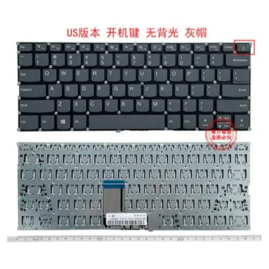thumbnail image 2 of New Black Backlit US Keyboard For Lenovo V720-14 / IdeaPad 7000-13 (Sunrex) 2 of 6