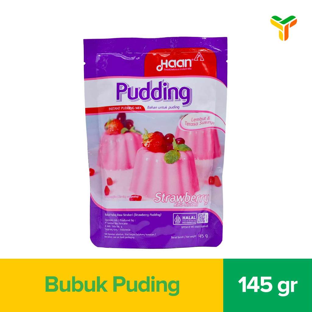 Jual Haan Pudding Strawberry Pouch 145 Gram | Shopee Indonesia