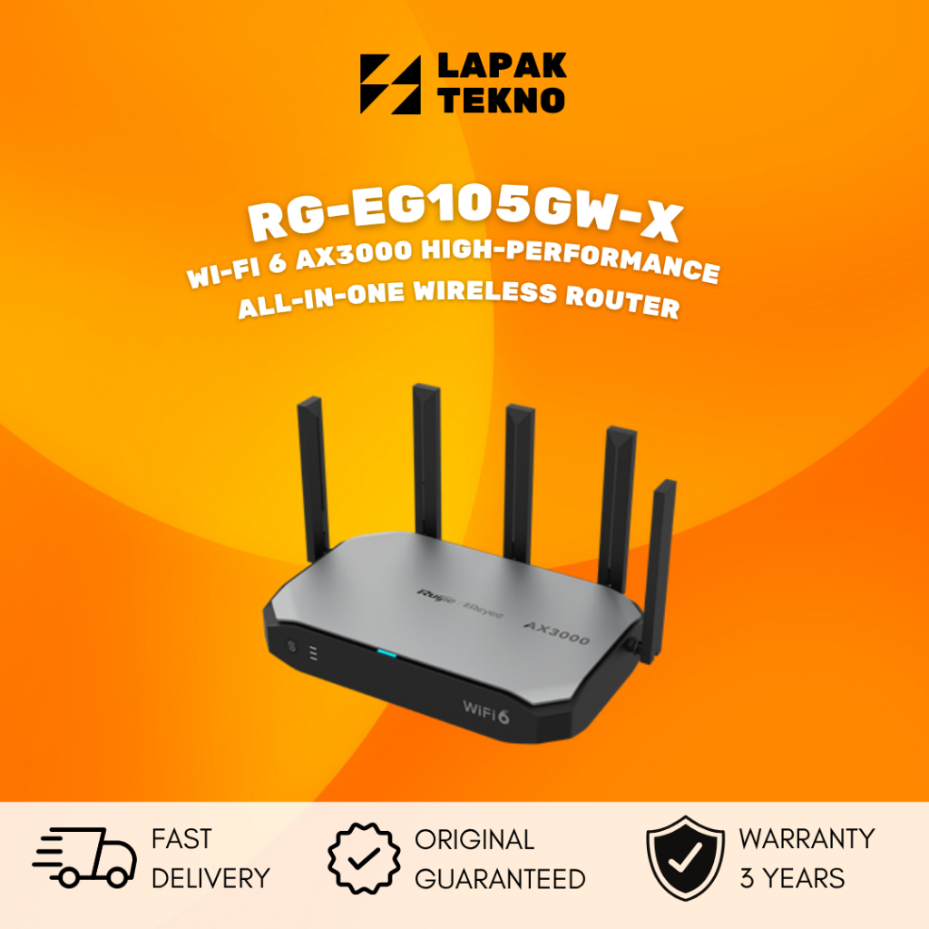 Jual RUIJIE REYEE RG-EG105GW-X AX3000 Dual Band enterprise-grade Wi-Fi ...