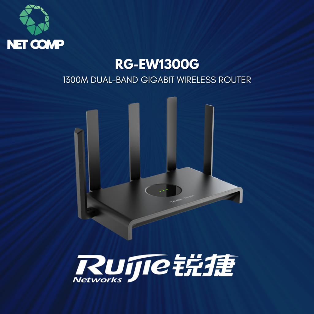 Jual RUIJIE REYEE RG-EW1300G 1300M DUAL BAND GIGABIT WIRELESS ROUTER ...