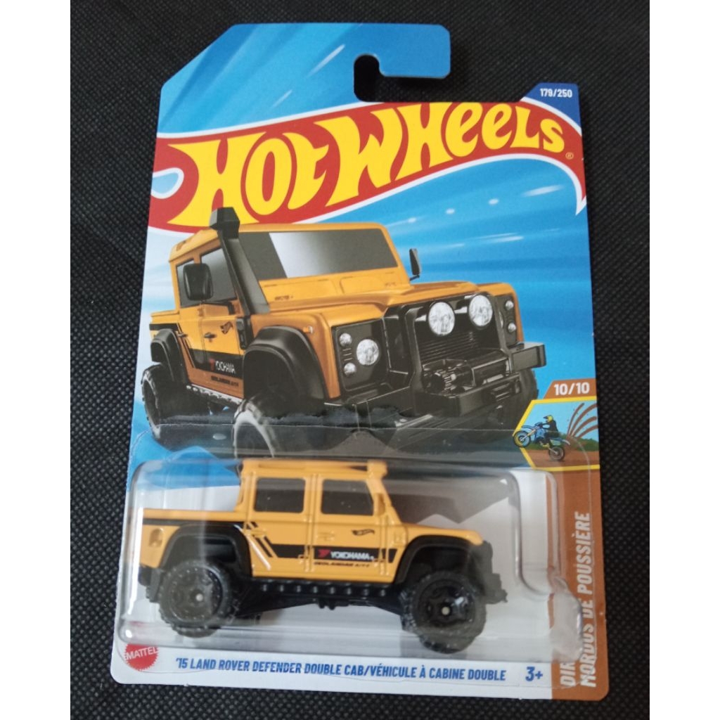 Jual HOT WHEELS '15 LAND ROVER DEFENDER DOUBLE CAB KUNING | Shopee ...