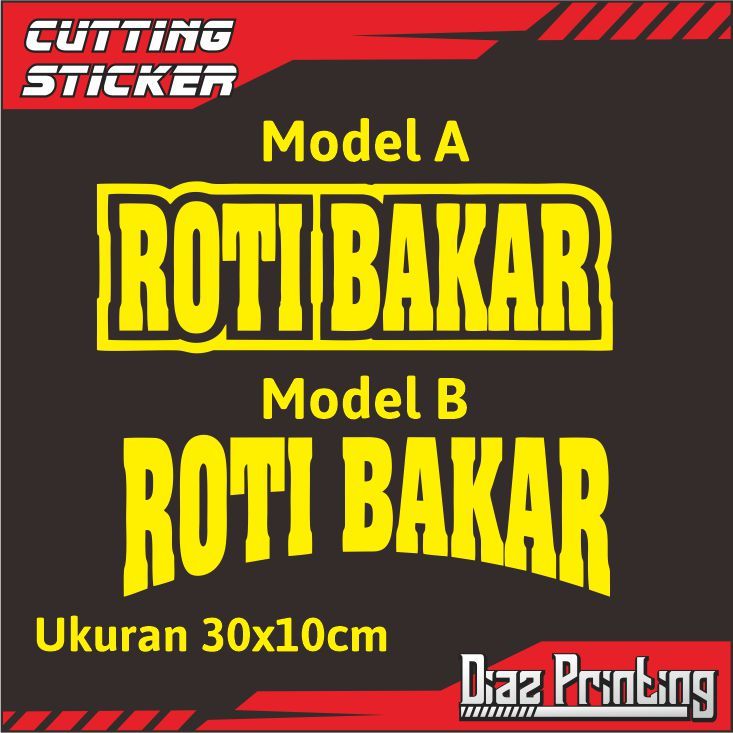 Jual Stiker Gerobak Jualan Roti Bakar | Shopee Indonesia