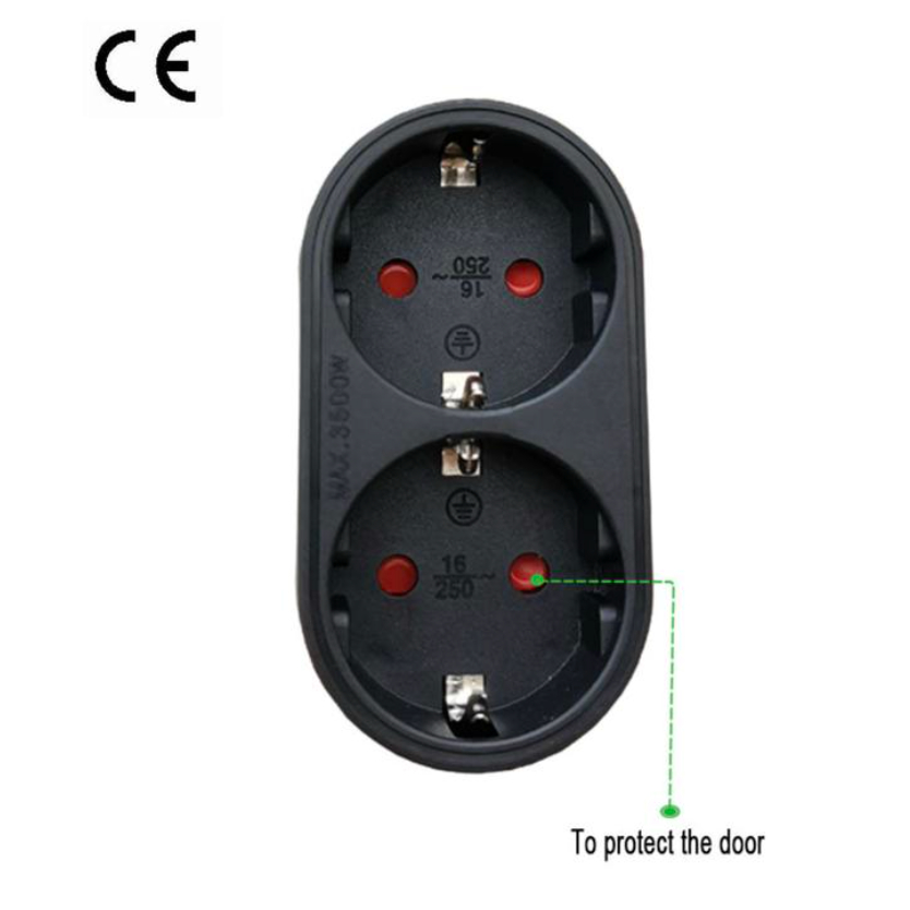Jual Colokan steker adapter Konverter EU to US 16A 250V 3500W untuk ...