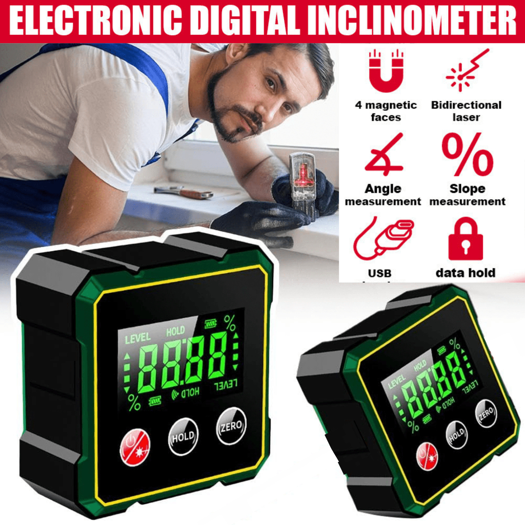 Jual Shunmaii Inclinometer Digital Alat Ukur Sudut Kemiringan Akurat ...