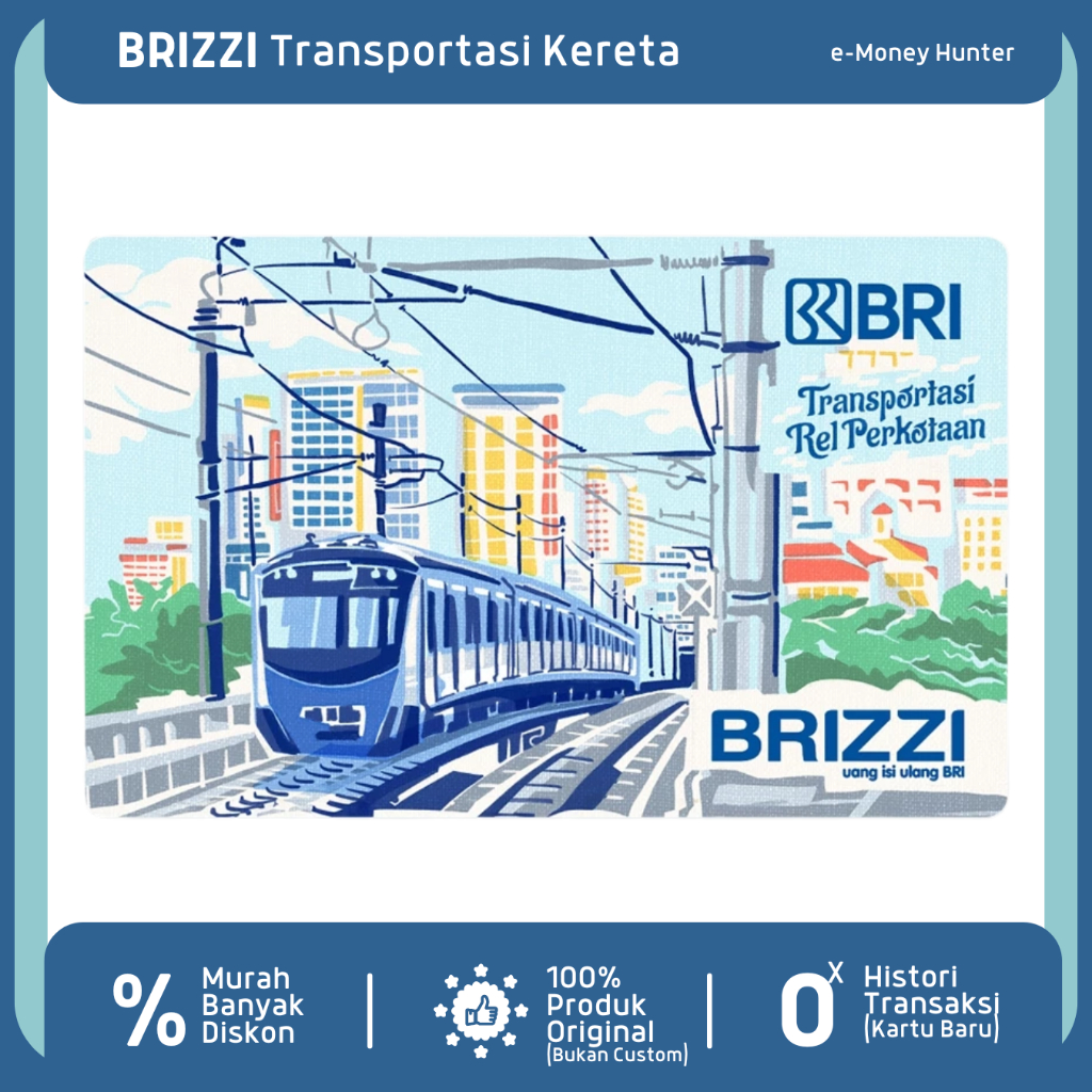 Jual TRANSPORTASI KERETA KRL - BRIZZI BRI Special Limited Edition eToll ...
