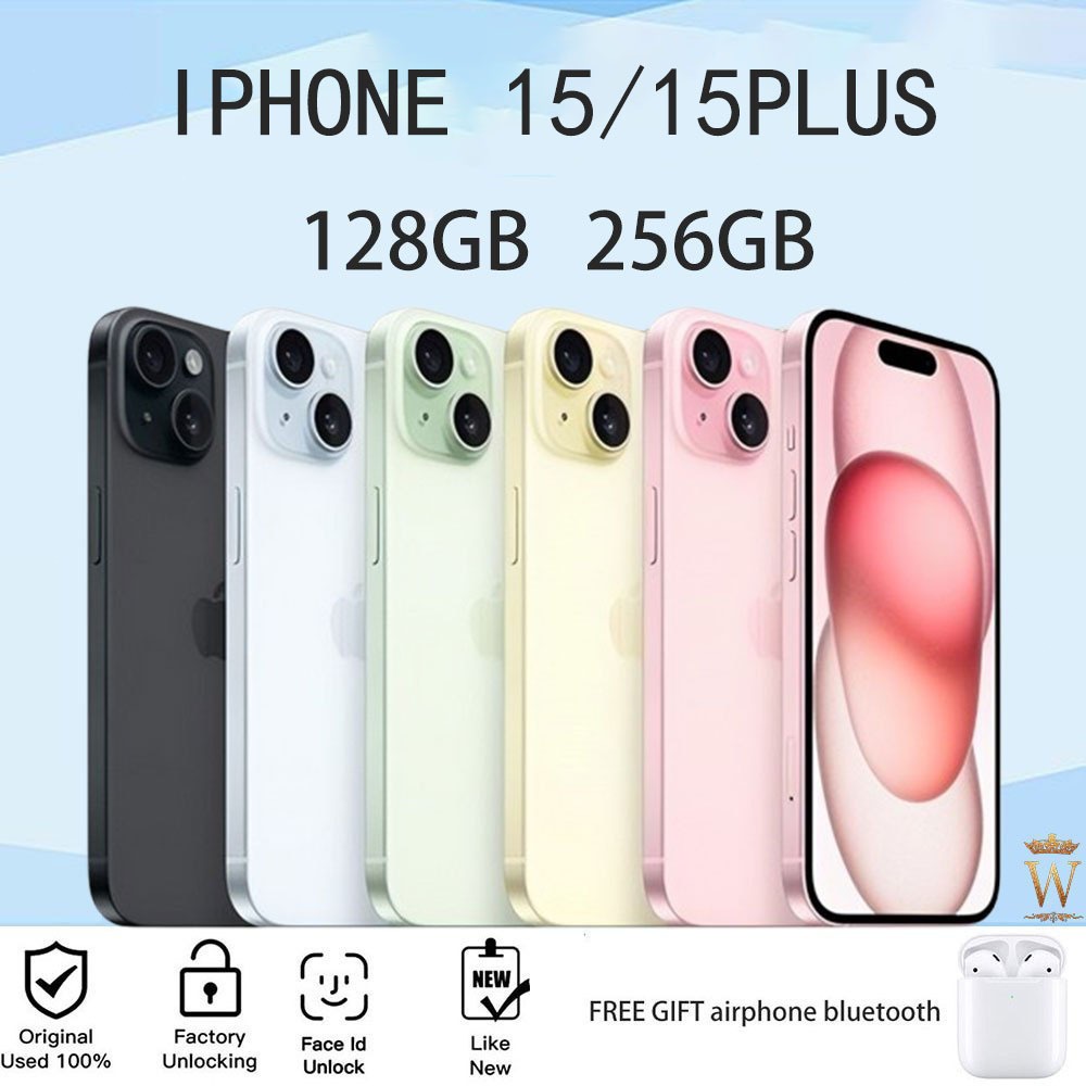 Jual AppleiPhone 15/15PLUS 128GB/256GB IP15/15PLUS Second Inter Mulus ...