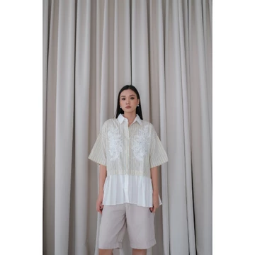 Seminggu.Rtw Gretta Peplum Shirt (Short Sleeve)
