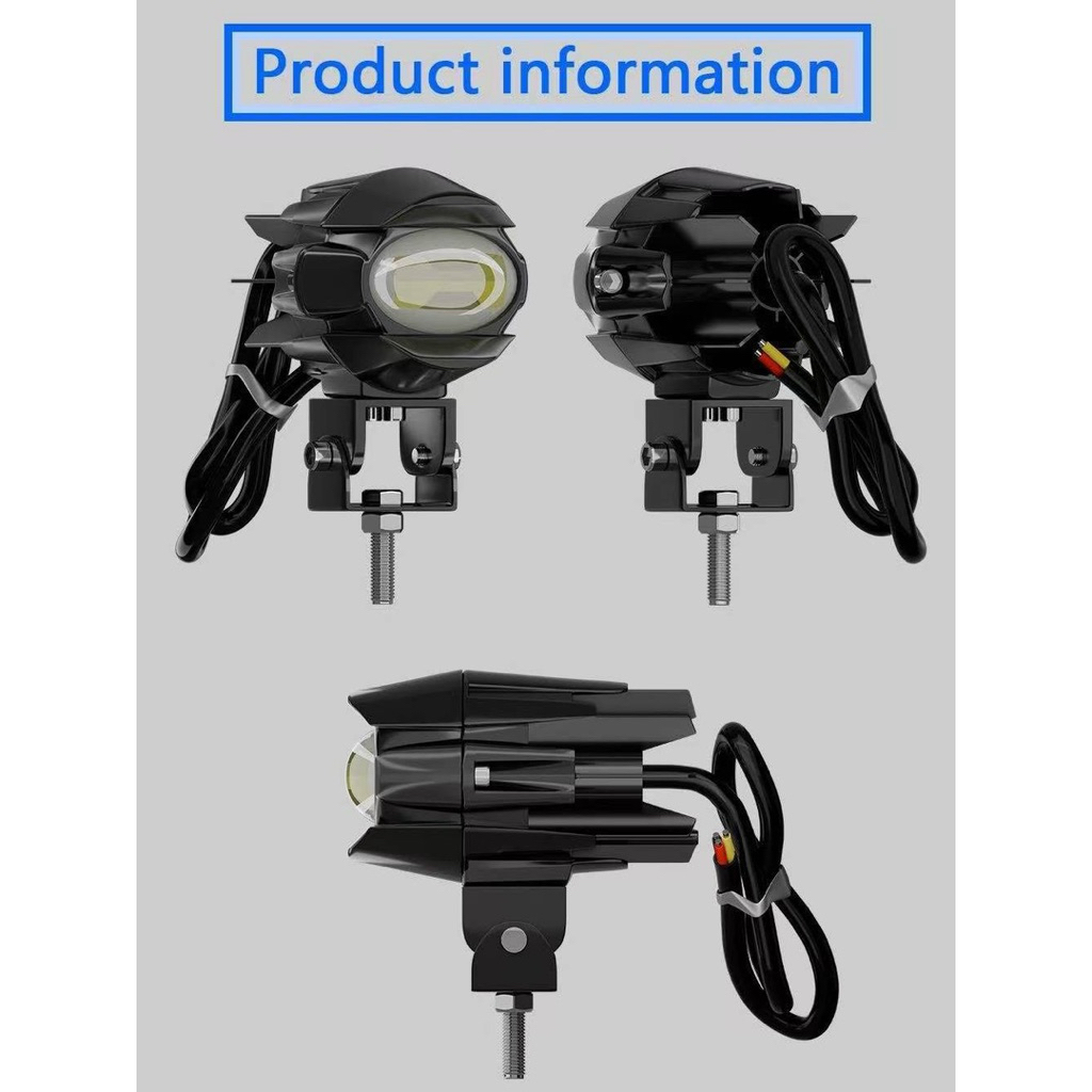 Jual Lampu LED sepeda motor putih dan kuning Motorcycle | Shopee Indonesia