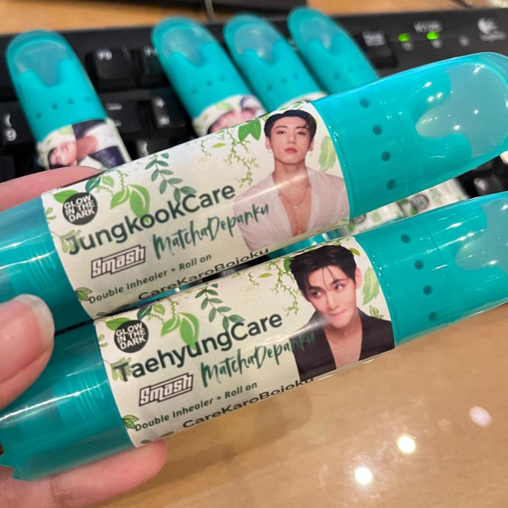 Jual Sticker + Inhaler BTSCare Matcha Depanku Fanmade Koleksi Freebies ...