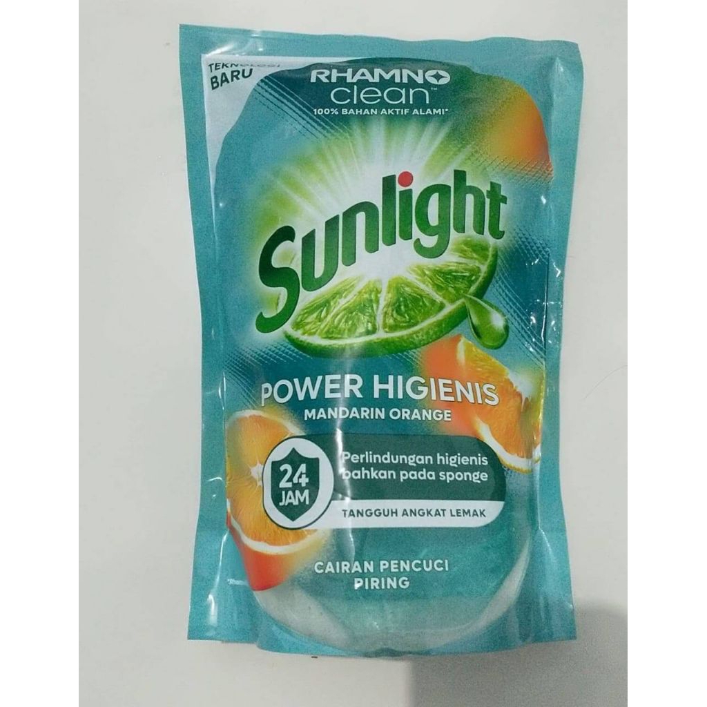 Jual Sunlight cairan pencuci piring Rhamno Clean 600ml refill | Shopee ...