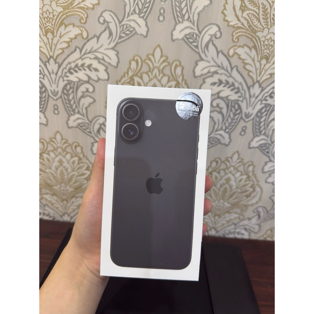 Jual iPhone 16 Basic 128 GB Black BNIB, Resmi GDN | Shopee Indonesia